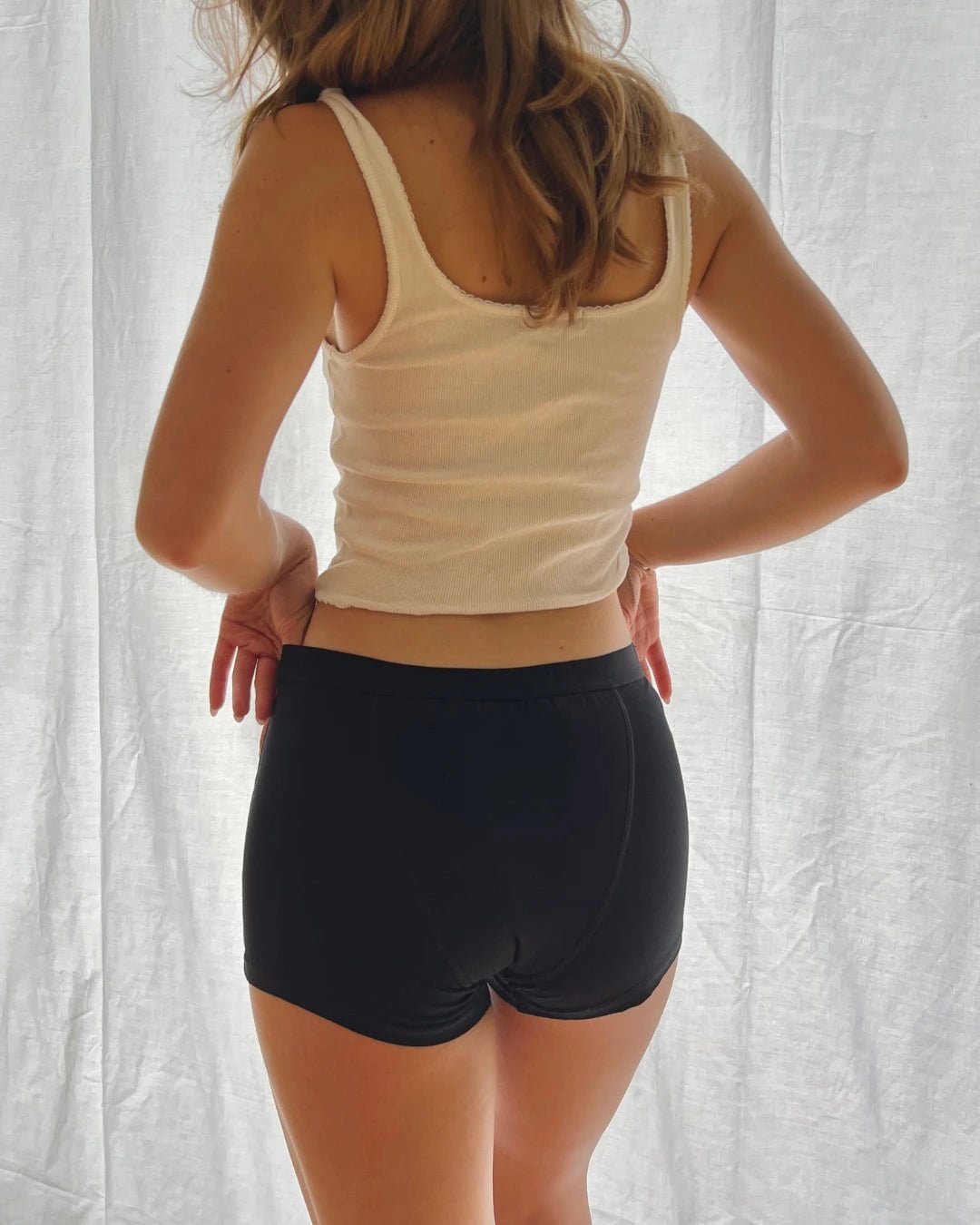 Period Underwear Boyleg - Black heavy absorbency | POM