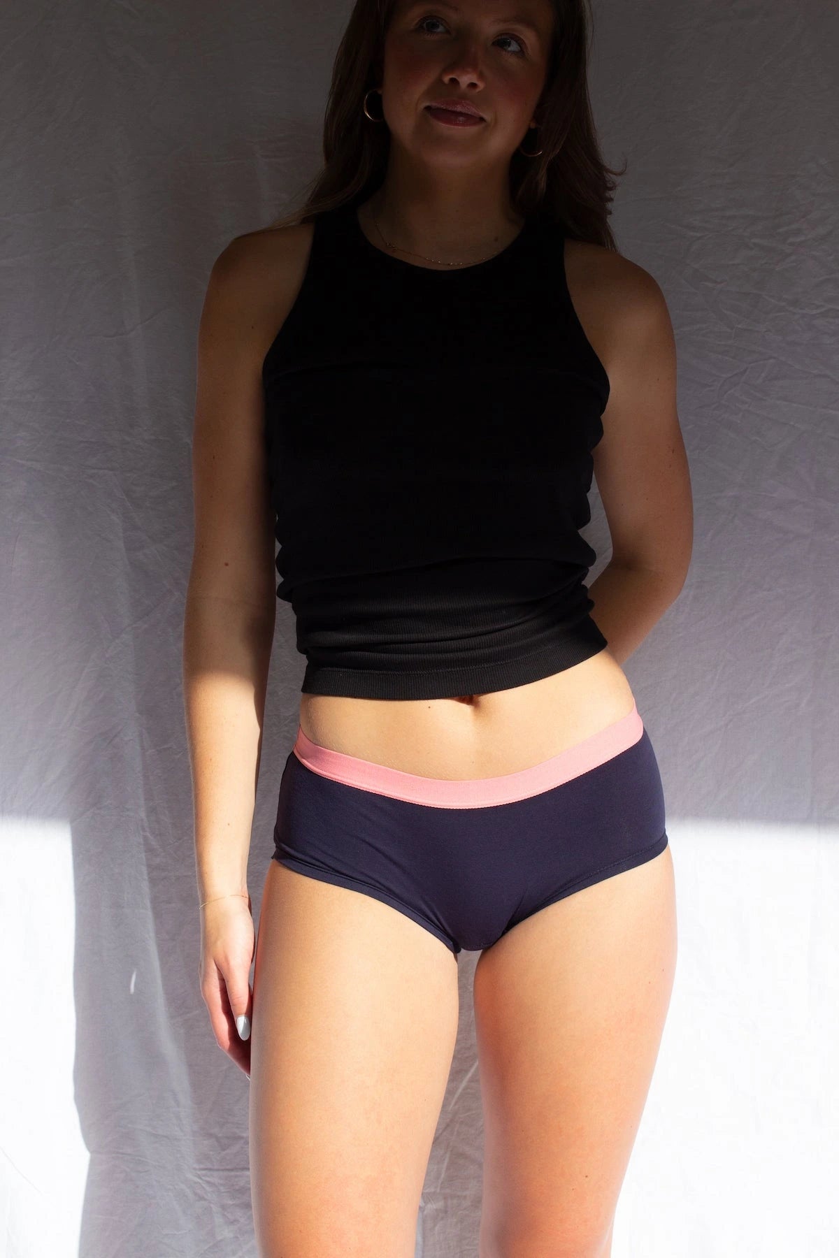 Period Underwear Teenage - Navy & Pink medium absorbency | POM